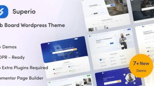 Superio Job Board WordPress Theme Nulled