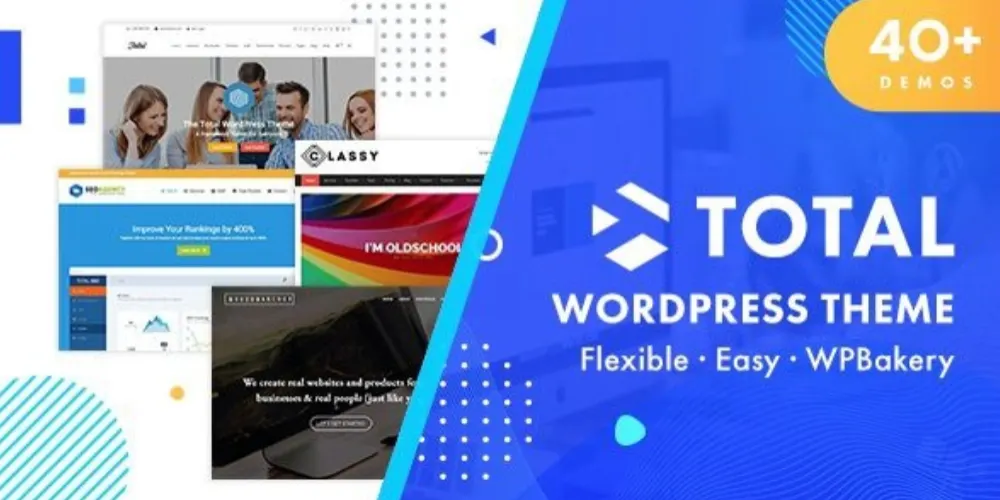 Total – Responsive Multi – Purpose WordPress Theme Nulled